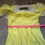 JC Penny JCPenney Yellow Maxi Dress with Lace Trim Photo 12