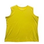 Blair Yellow Sleeveless Tank Top Size XL muscle tee summer bright Photo 0