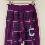 Champion Women's Purple Plaid Reverse Weave Jogger Sweatpants Size Small Photo 1