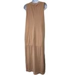 Old Navy  Mauve Crewneck Sleeveless T-Shirt Dress Women's Sz Medium Splits Photo 5