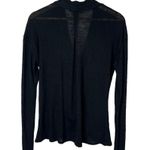 Sanctuary Black Twist Front V-Neck Knit Long Sleeve M Photo 2