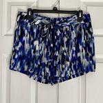 Harlowe $ Graham Harlowe & Graham Blue & Black Shorts Size Small Photo 1
