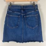 Madewell  Stretch Denim High-Waist Straight Mini Skirt in Hayson Wash Photo 5