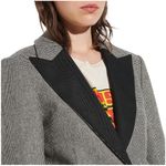 Sandro Courtney Houndstooth Single-Breasted
Wool-Blend Blazer - FR 38 / US 6 / S Photo 11