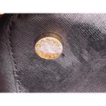 Michael Kors  Greenwich Large Saffiano Leather Grab Bag Black EUC Crossbody Urban Photo 10