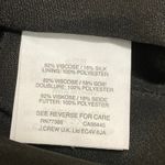 J.Crew Black Velvet Velour Sleeveless V Neck Ruffle Cami Camisole Tank Top Sz 8 Photo 4