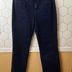 NYDJ  Marilyn Straight-Leg Dark Wash Denim Jeans - Size - 4P Photo 0
