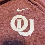 Nike  Oklahoma Sooners OU Cowl Neck Long Sleeve Shirt Red White Heathered Men’s M Photo 3