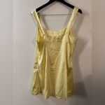 Peppermayo NWT Exclusive Odette Satin Mini Dress Butter Yellow US 14 Photo 9