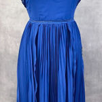 Lulus  Never A Dull Moment Chiffon Dress Women XLarge Pleated Flowy Romantic Midi Photo 0