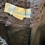 Shoshanna  y2k Strapless Black Lace Dress with Chunky Belt Size 8 Photo 3