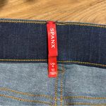 Spanx Size Large Midnight Shade Flare Wide Leg Jeans Pull On Stretch Comfort Photo 3