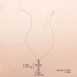 H.I.P. Cross Hop Pendant Blue Stones with Necklace fine Jewelry Men Women Photo 2