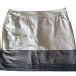 Adidas  skort size large white with gray stripe at bottom Photo 0