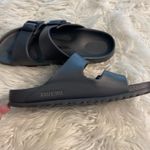 Birkenstock  Charcoal Double Strap Slides size 41 (10)excellent condition Photo 3