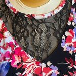 Torrid 🌸 NWT Maxi dress floral black lace with ruffle sleeves  1, 1X, XL, 16 Photo 5