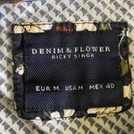 Denim & Flower Short Sleeve Shirt Size M Photo 4