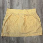 Athleta Brooklyn Skort Women's Yellow Pleated Tennis Golf Size 20 Photo 2