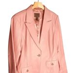 Uniform John Paul Richard Genuine Lame Leather Jacket Pink Size L Photo 3