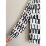 Pendleton  Women's Terra Tunic Blouse Pull Over Geometric Blue White Size XL Photo 8