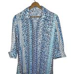 Vintage Blouse Blue Size M Photo 0