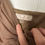 Blush BJ Blush Tan Ruched Mini Dress Photo 3