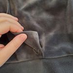 Juicy Couture Vintage Y2K Gray Rhinestone Full Zip Velour Hoodie Size XS Photo 4