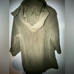 ZARA Size XS Green Trenchcoat Photo 1