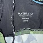 Athleta Bathing Suit Swim Tankini Top Green Floral Underwire Bra Cup 38 B/C Photo 8