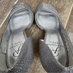 Adrianna Papell Heels Women 6.5M Silver-tone D’Orsay Stiletto Peep-toe Photo 11