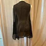 Eskandar Black Linen Vest sz 0 A Photo 4