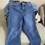 Democracy Blue Skinny Jeans Classic Style Photo 0