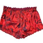 Urban Outfitters  Sz Small Out From Under Mon Cheri Bloomer Short Red Rose Y2k Photo 1