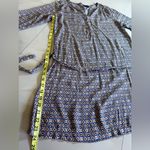 Macy's dress Season mini belted dress Size M Viscoses 3/4 sleeves lightweight Photo 13