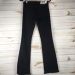 IRO  Freddy Black Flare Fringe Jeans Low Rise Photo 3