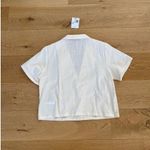 Forever 21 - Boxy Semi Cropped Short Sleeve Blazer in Cream Photo 2