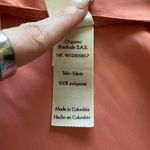 Baobab Marea Satin Mini Cover Up Wrap Dress One Shoulder Blossom Peach Small Orange Photo 8