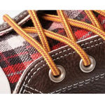 Converse Rare Chuck Taylor All Star Leather Brown And plaid Plaid Size 11 Photo 1