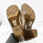 Born Shoes Women Taupe Zip Up Mules Clogs Chunky Heel Platform 11 Brown Photo 7