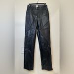 Wilfred Aritzia Women’s Black High Waisted Vegan Leather Melina Pants Size 4 Photo 1