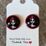 Handmade New Halloween Bride Fashion Earrings Photo 0