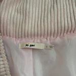 Pink Corduroy Puffer Jacket Photo 7