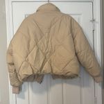 American Eagle reversible nylon fur puffer jacket Photo 1