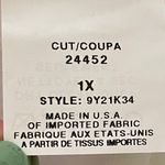 ABS Allen Schwartz NWT A.B.S. By Allen Schwartz Tank Blouse CrissCross Straps in Back White Size 1X Photo 8