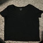 Target Black V Neck Crop Top Photo 0