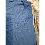 Lulus NWT Size XL Blue Casually Sophisticated Blue Linen Button-Front Top Photo 2