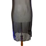 Urban Outfitters  Out From Under Women’s Slip On Dress Small Sheer Black Blue Photo 2
