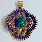 1970s VRBA‎ Castlecliff Necklace Pendant Lawrence Vrba for Castlecliff Gold Photo 0