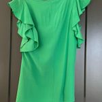 Britt Ryan  Emerald Green Silk Blouse with Ruffle Sleeves | S Photo 7