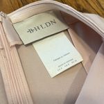 BHLDN  Ruby twist halter satin maxi gown dress blush pale pink Photo 4